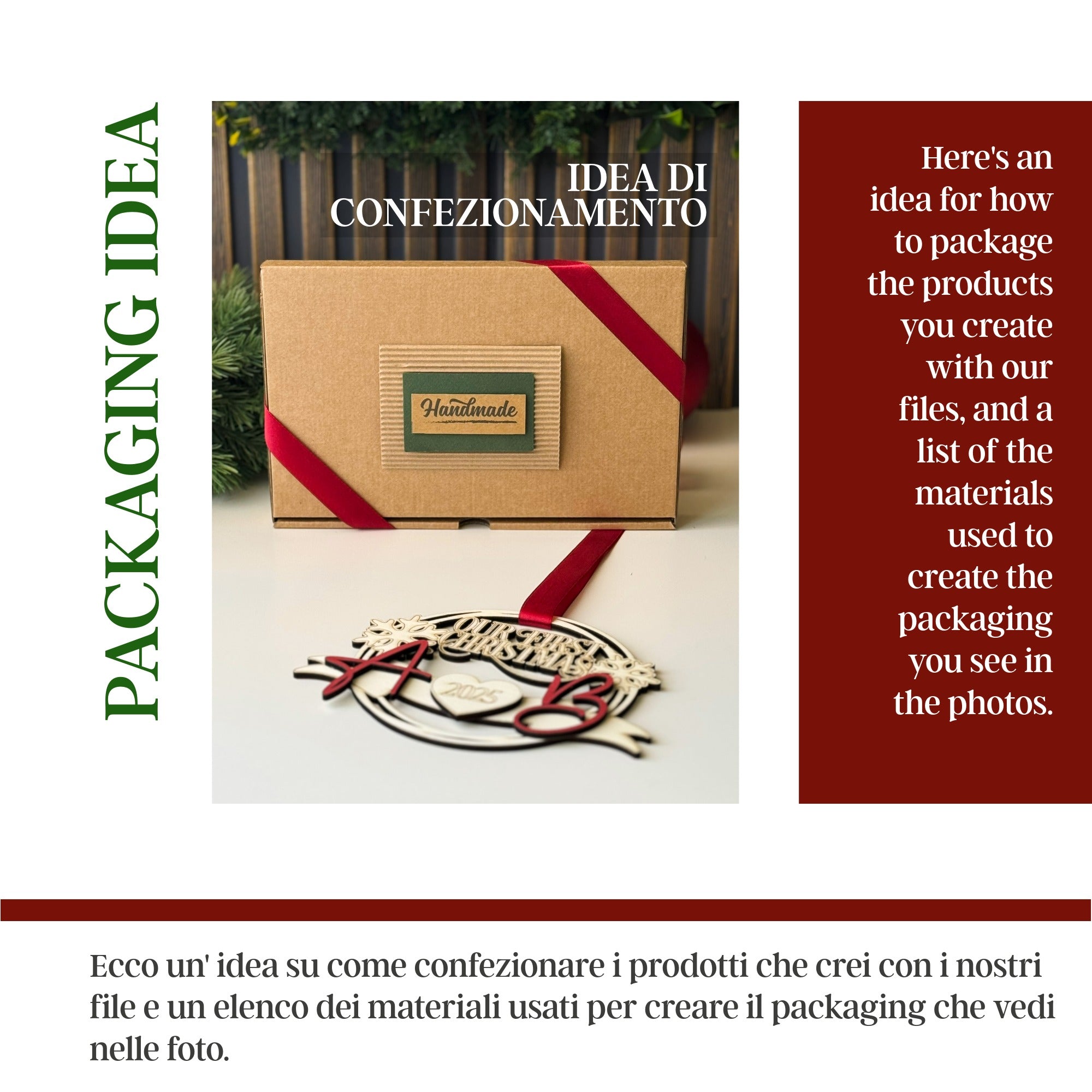 Packaging example and gift wrapping idea