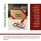 Packaging idea for laser cut Christmas ornament gift