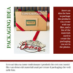 "My First Christmas" Personalized Ornament – Digital Laser Cut File (SVG, AI, PDF, DXF, LBR, XCS for Lightburn & Xtool Studio)