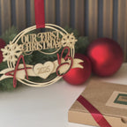 Couple initials wreath ornament – Video