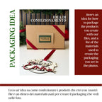 Packaging example and gift wrapping idea for maternity ornaments