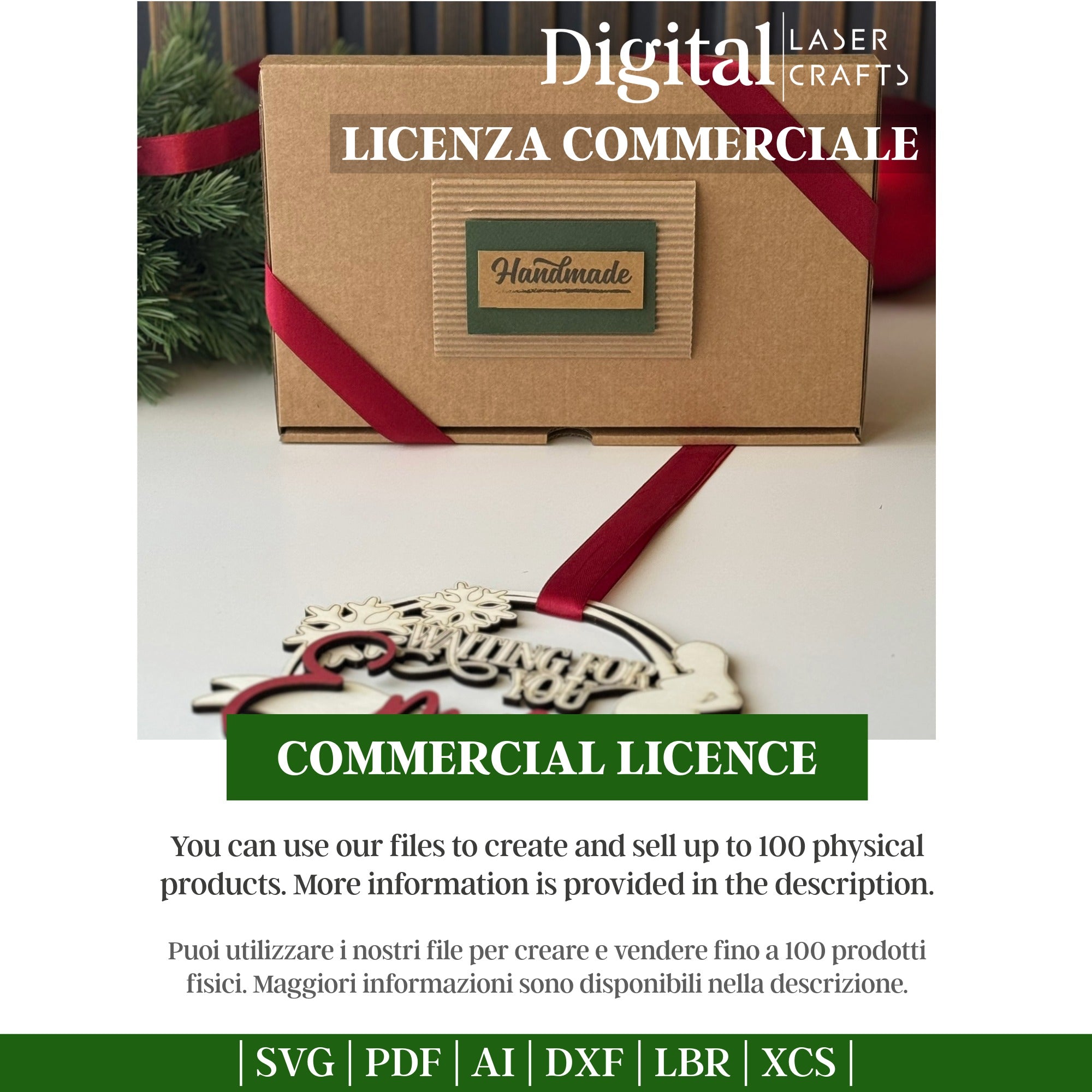 Commercial license for up to 100 physical products